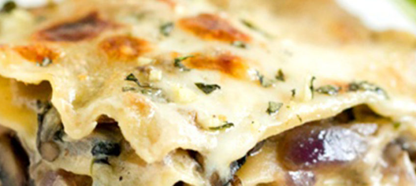 Mushrooms Lasagna