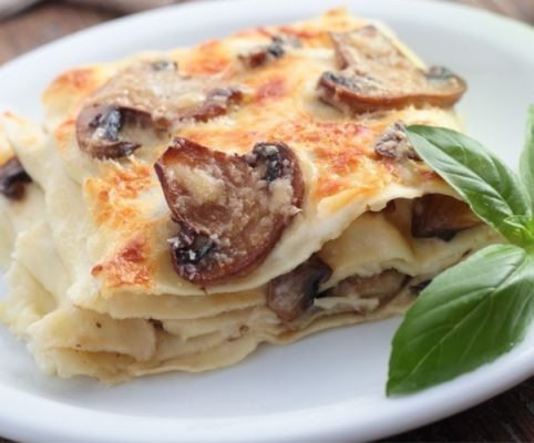 Mushrooms Lasagna