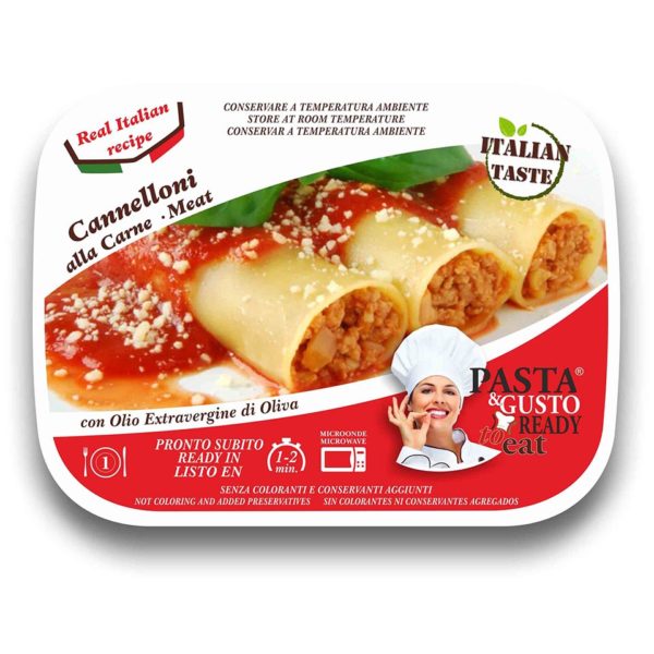 Meat Cannelloni Pasta Ready To Eat