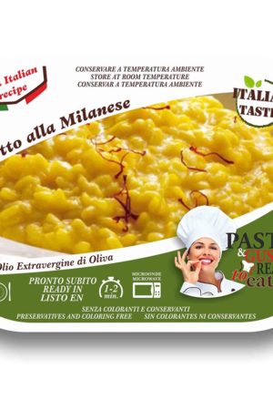 Risotto Milanese Cover Pasta Ready To Eat