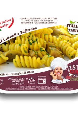 Pasta Ready Meals Fusilli artichokes and saffron