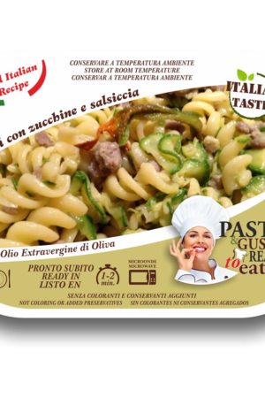 Pasta Ready Meals Fusilli zucchini and sausage