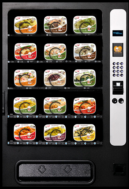 Food Vending Machines Ready Meals Pasta Ready to Eat