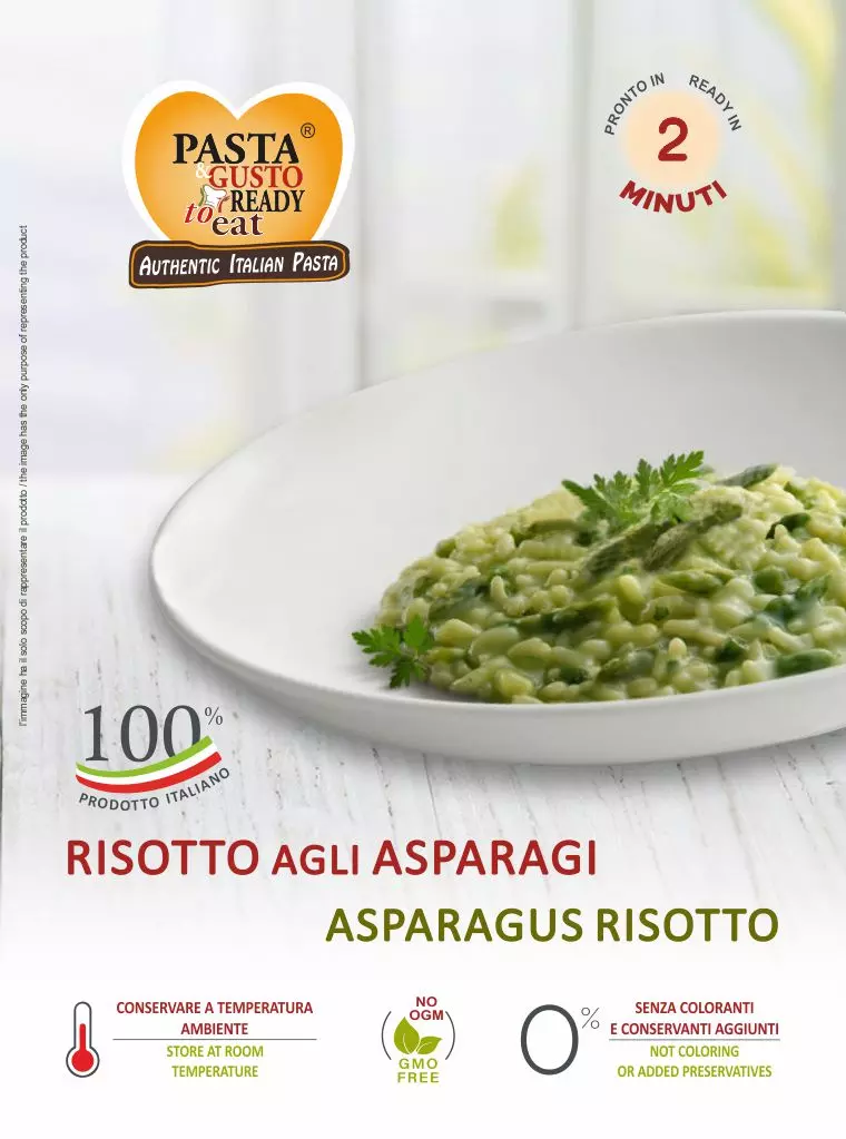 aspragus Risotto. Ready in just 2 minutes. www.pastareadytoeat.com