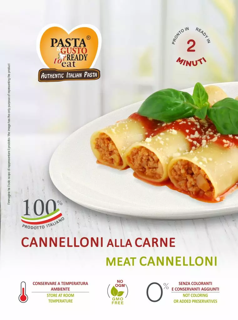 Meat Cannelloni. Ready in just 2 minutes. www.pastareadytoeat.com