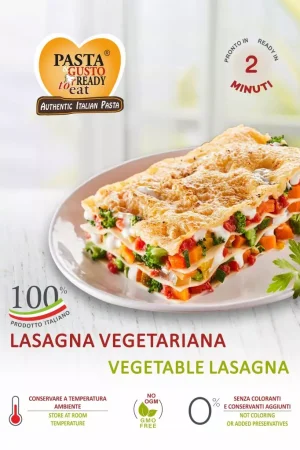 Vegetable Lasagna. Ready in just 2 minutes. www.pastareadytoeat.com