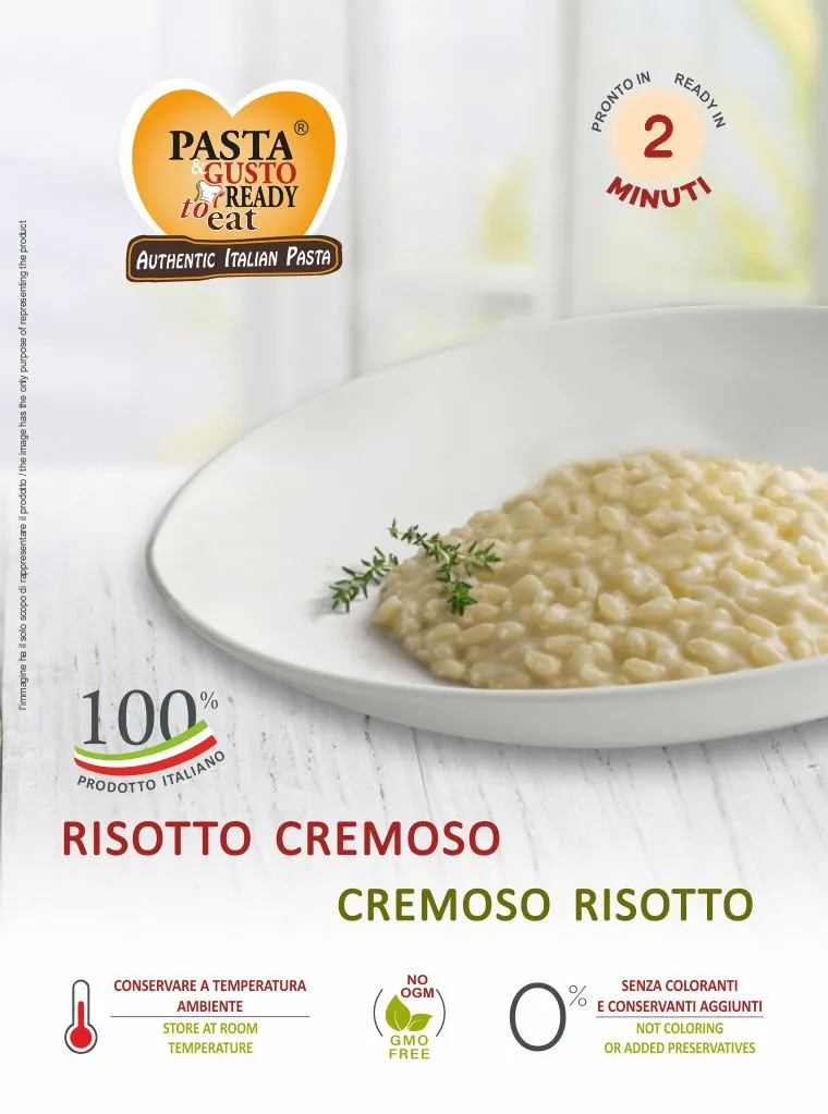 Creamy Risotto. Ready in just 2 minutes. www.pastareadytoeat.com